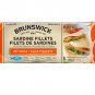 Brunswick Sardine Fillets in Hot Sauce- Ideal for tacos- 12 tins From Canada