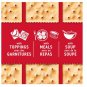 3 Boxes ChristiePREMIUM PLUS Salted Tops Crackers 450 g -From Canada