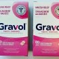 Gravol Easy to Swallow. 80 Tabs 50mg. For Nausea Vomiting Dizziness.  From Canada
