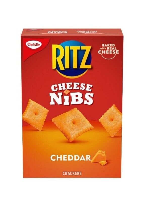 8 Boxes Ritz Cheddar Cheese Nips/Nibs Crackers 200gf rom Canada