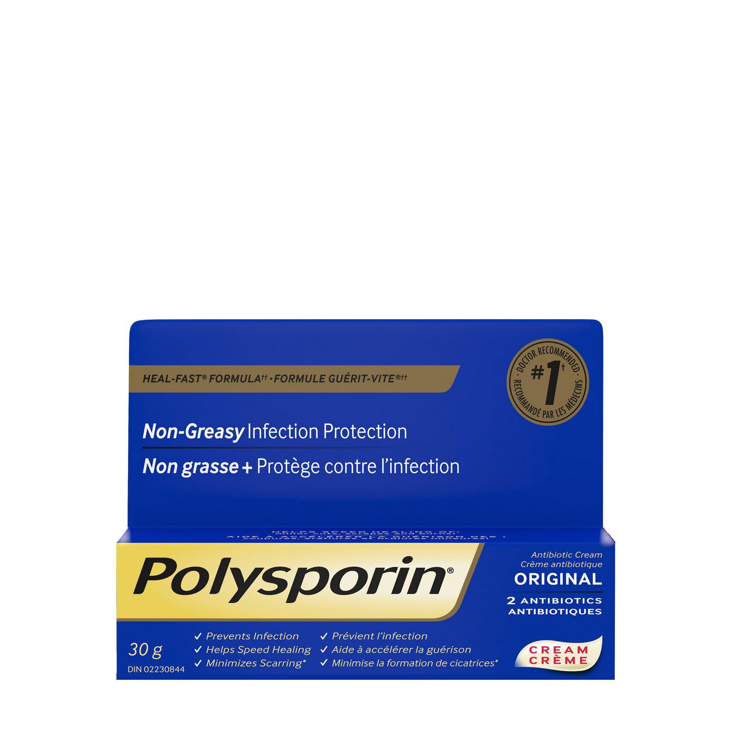 Polysporin Original Antibiotic Cream, HealFast Formula From Canada