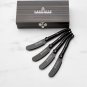 Laguiole Spreaders, Set of 4, Black + gift Box -From Canada-st