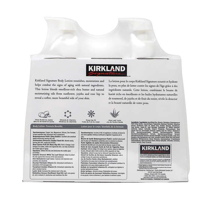 Kirkland Signature Body Lotion, 2 x 650 mL cp