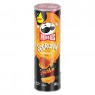 6 Packs of Pringles Scorchin Cheddar Potato Chips 156 g- Free Shipping