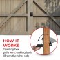 YARDLOCK Keyless Gatelock, Secure Gate Lock (MBX-2016Y-3ESF) From Casnada