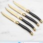 LAGUIOLE set of 4 Steak Knife Set D'or -Gold & Black -From Canada-