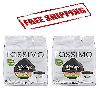 McCafe Premium Roast Decaffeinated Coffee Tassimo (Pack of 2)  from Canada