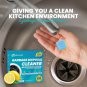 Maravello Extra-Strength Sink Disposal Cleaner with APPLE Scent, Foaming Formula, 24 Tablets