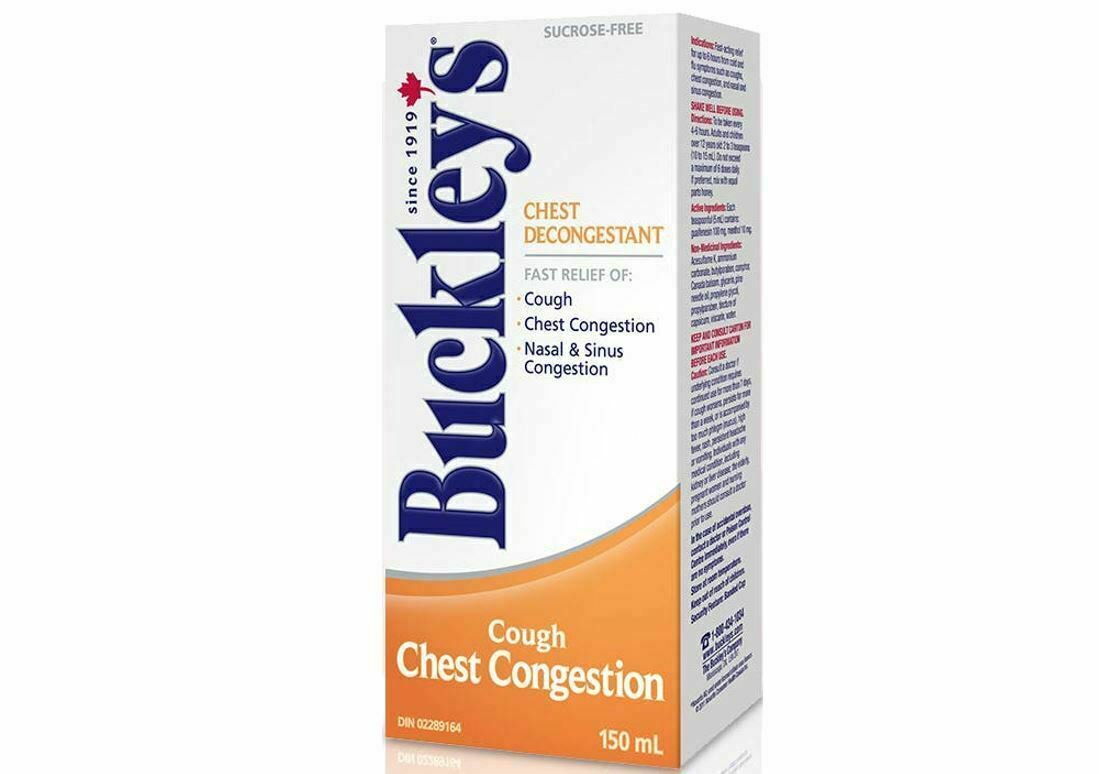 Buckley's Cough Syrup for Chest Congestion 1 50ml or 250 mlFREE