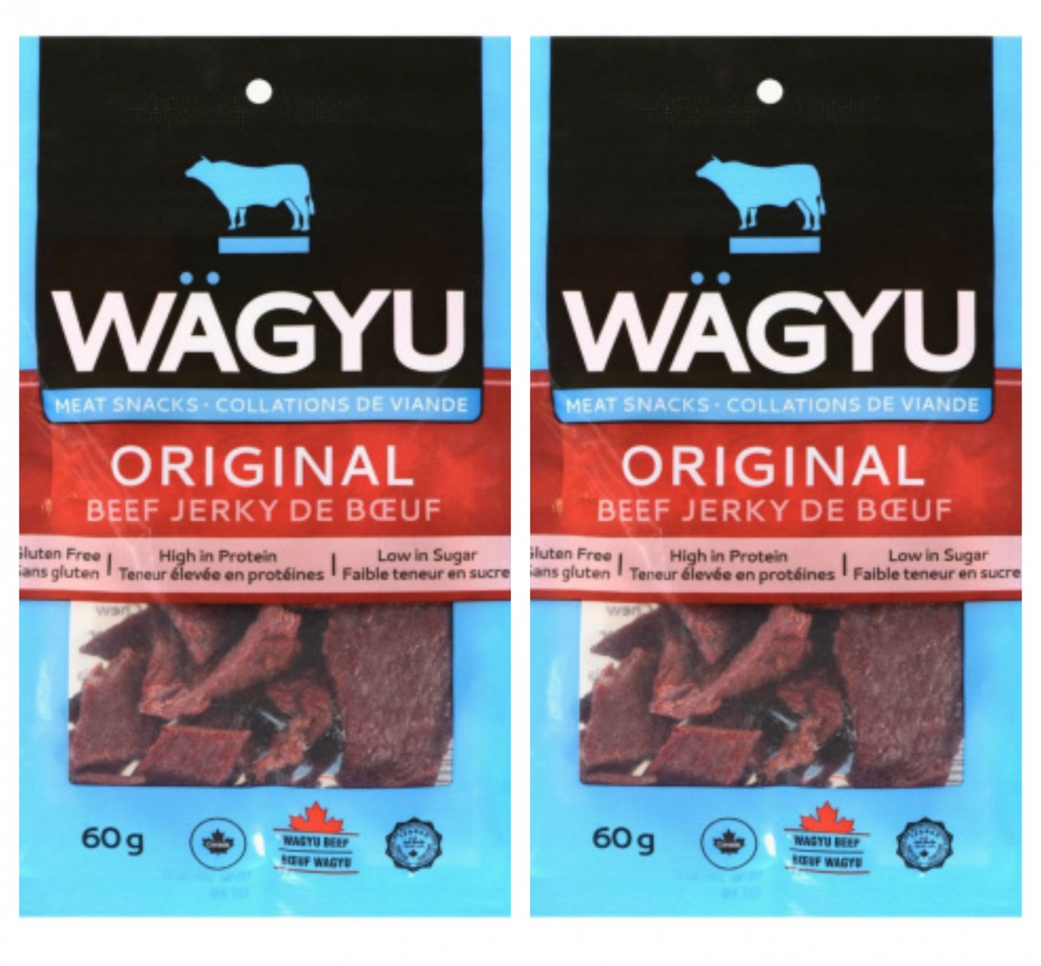 Wagyu Riz Wagyu Beef Jerky Original, 60g X 2- From Canada