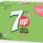 2 Cans Of 7UP Grapefruit Flavored Zero Sugar Soft Drink 355ml / 12 fl oz Each -09