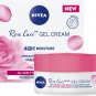 Nivea 48H Moisture Rose Care Gel Cream For All Skin Types - 50 ml Pack from Canada