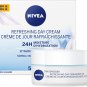 Nivea 24H Moisture Refreshing Day Cream With SPF 15 For Normal Skin - 50 ml Pack from Canada