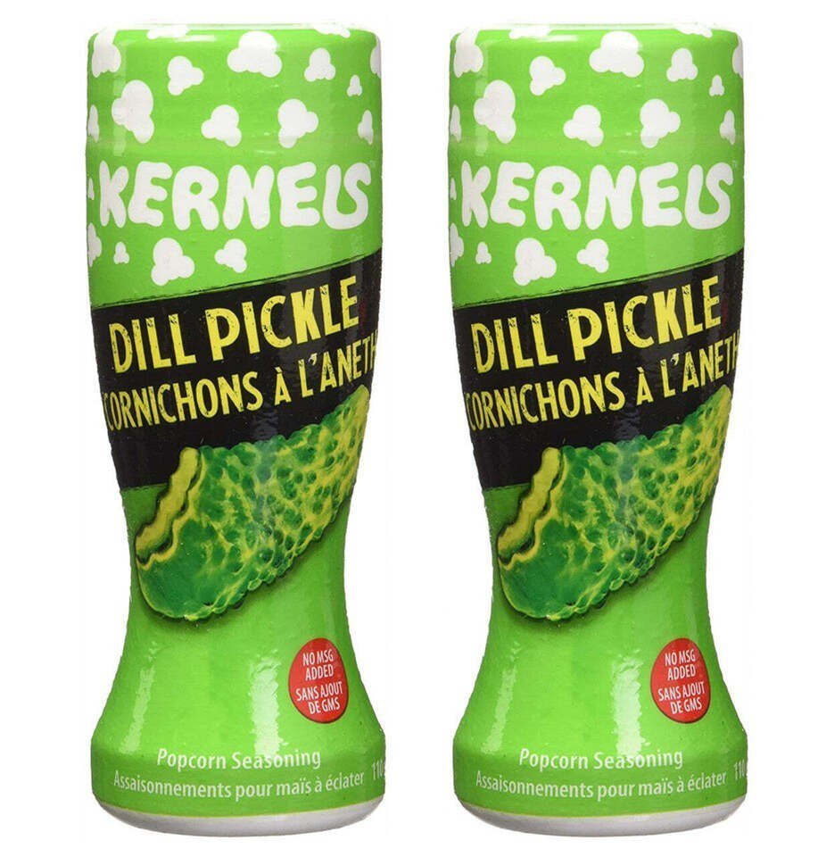 2 Pack Kernels Dill Pickle Popcorn Seasoning 110 Grams - Imported From Canada