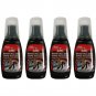 Pack of (4) New Kiwi Liquid Wax Instant No-Buff Shine, Brown 2.5 oz