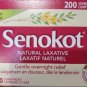 Senokot Natural Senna Laxatives 200 tablets- From Canada- Free Shipping