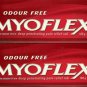 2X Myoflex Extra Strength Deep Penetrating Pain Relief Rub Cream 100g Odour Free