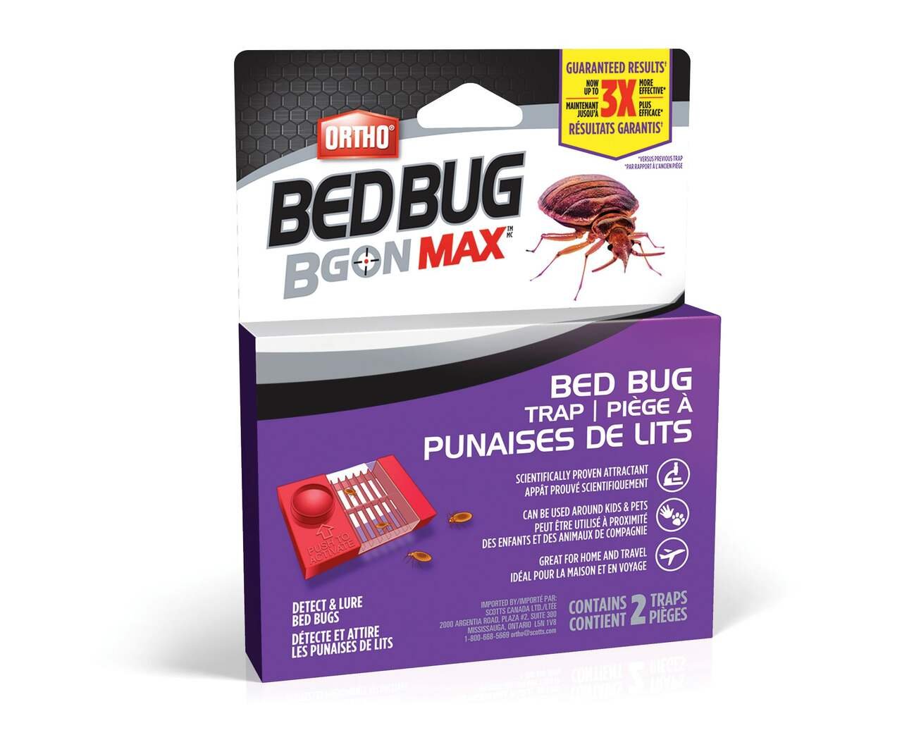 Ortho&Acirc;&reg; Bed Bug B Gon&Acirc;&reg; MAX Indoor Bed Bug Trap, 2-pk