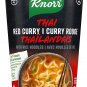 8 x Knorr Rice Noodle Thai Red Curry low fat- From Canada