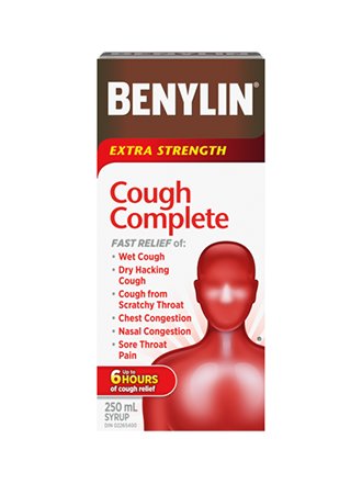 BENYLIN Extra Strength Cough Complete Syrup 100ml   From Canada*wm