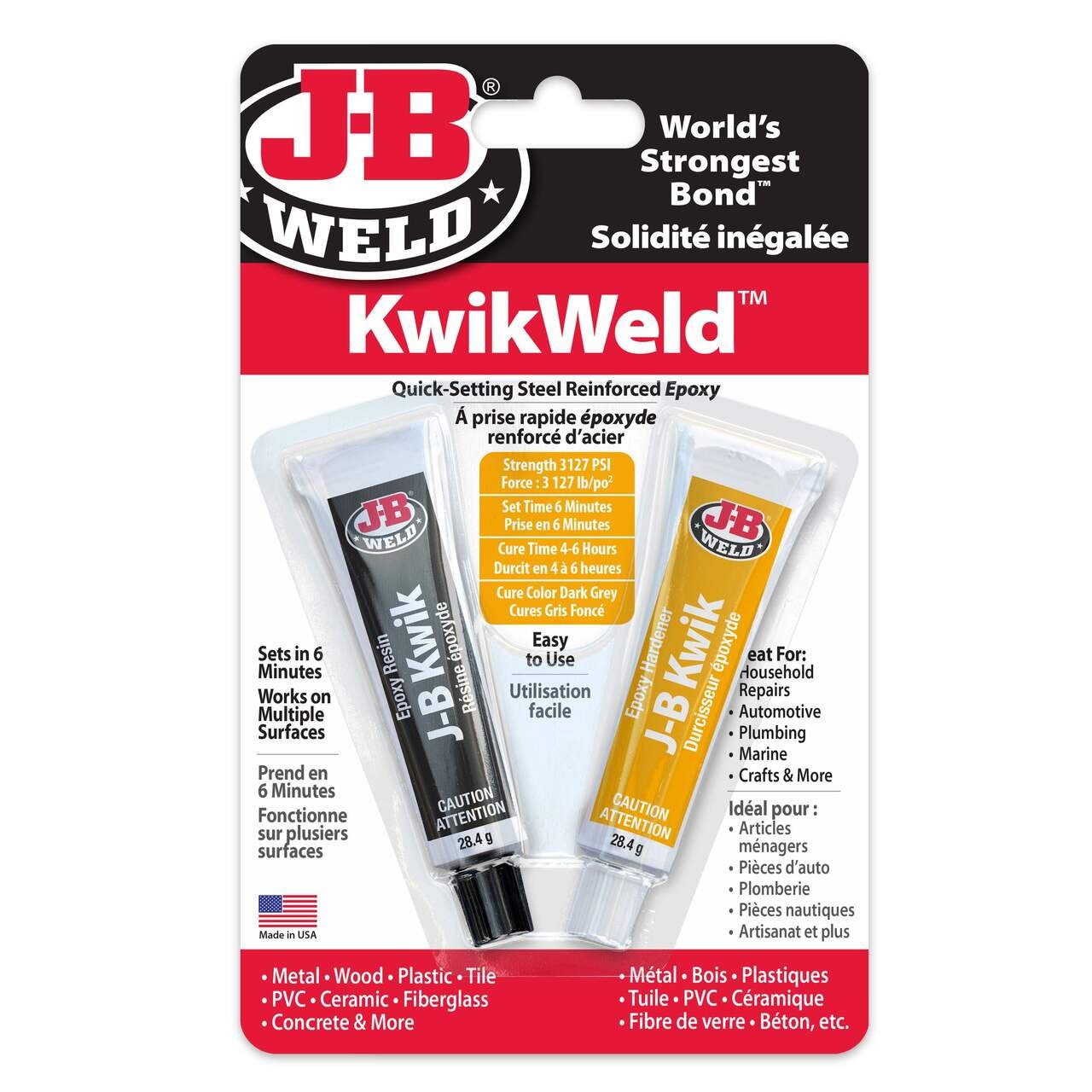 Weld Quick Setting Steel Reinforced Epoxy, 28-g From Canada- cti
