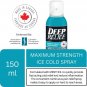 Deep Relief Maximum Strength Ice Cold Pain Relief Spray Reduces Inflammat. 150ml