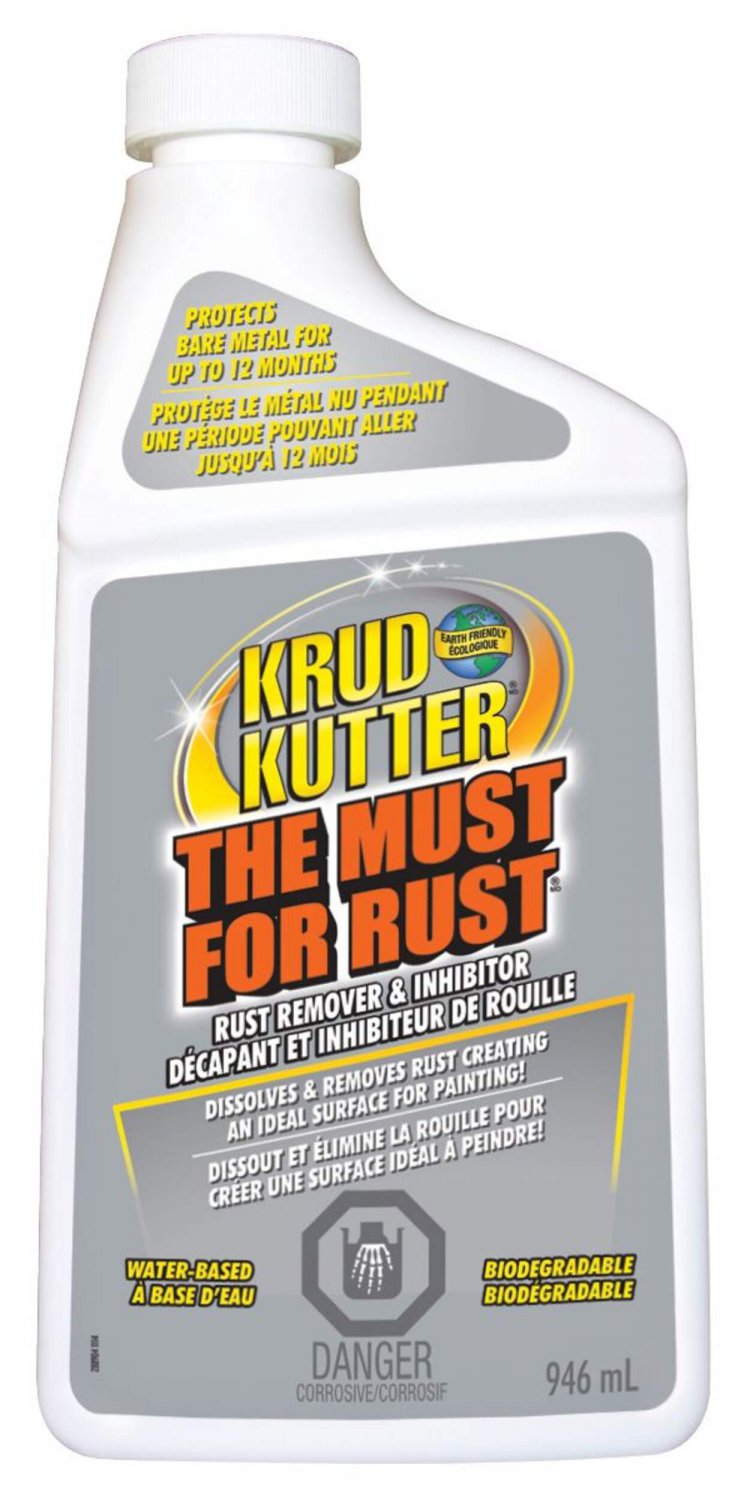 Must for the rust Water-Based Liquid Rust Remover & Inhibitor, Biodegradable, 946-mL
