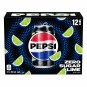Pepsi Zero Sugar Lime Cola 12 x 355 ml, Cans,