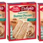 3 Boxes xBetty Crocker Super Moist Butter Pecan Cake Mix, 375 g