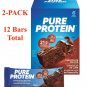 Pure Protein Gluten Free Chocolate Protein Bars, 20g Protein 2-pack 12 Bars