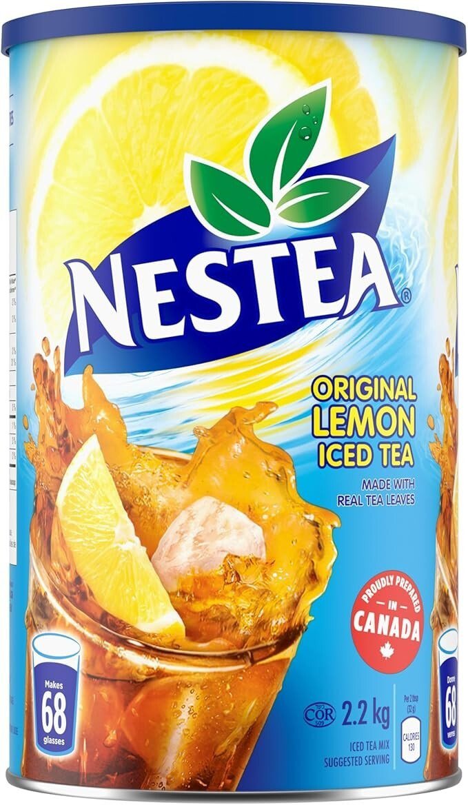 NESTEA Original Lemon Iced Tea Canister, 2.2 Kg - FREE SHIPPING