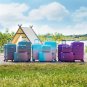 4pcs suitcase, hard-shell suitcase with spinner wheels, TSA lock, travel carry-on luggage - thr