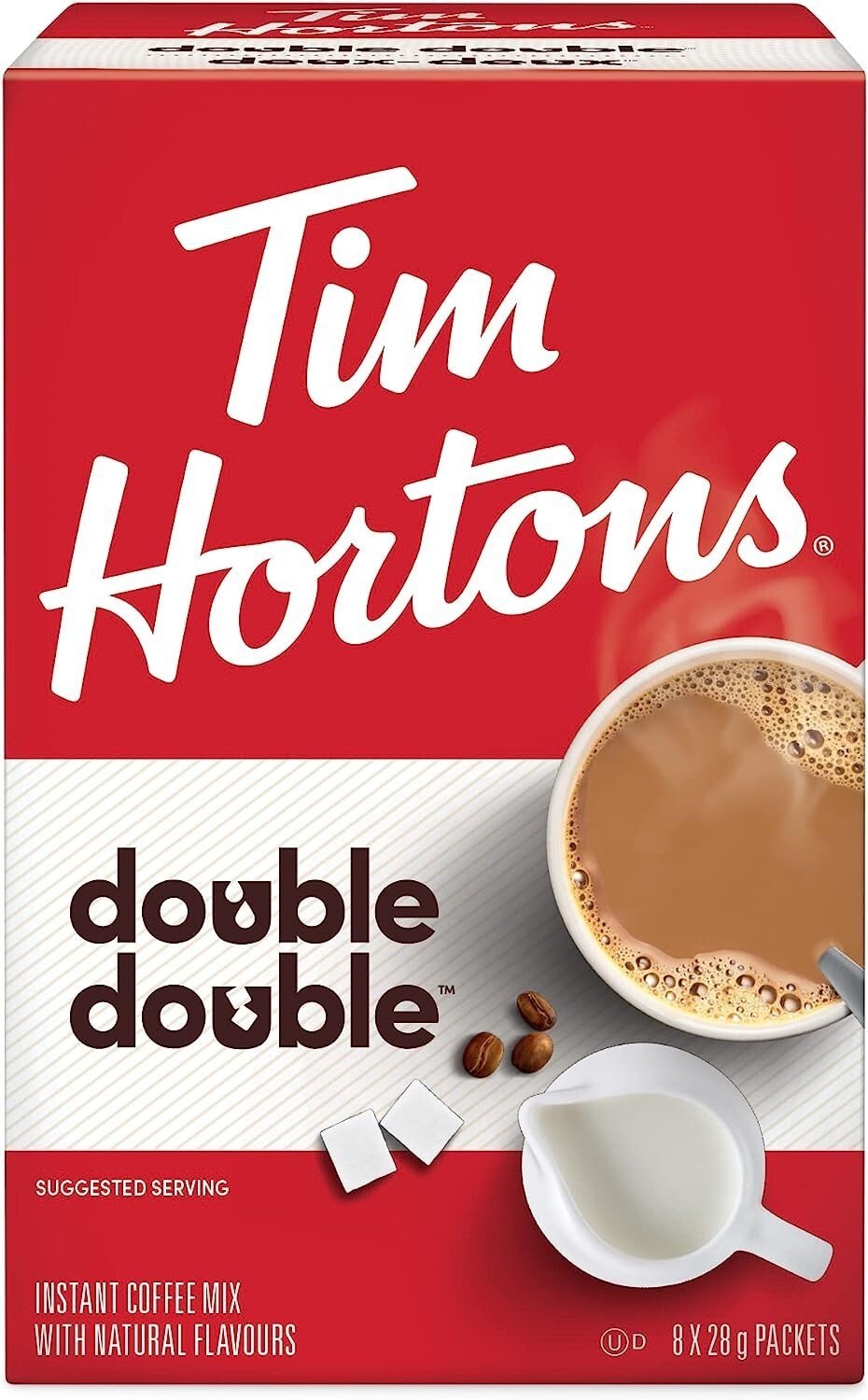 3PACK Tim Hortons Double Double Packets Coffee, 8 Count Each-Fresh
