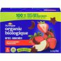 SunRype Organic 100% Fruit Bites, Apple Strawberry Flavor, 6 x 18g Pouches,  wm
