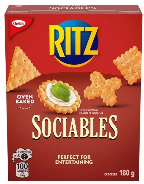 Ritz Sociables &acirc;�� The Social Snack Assortment 180g from Canada