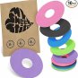 MySweetStitch - 10 x Freestyle Libre 3 plasters, round, ring patch, diameter 60 mm, inner diame