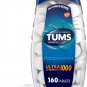 TUMS Ultra Strength Chewable Antacid Tablets for Heartburn Relief, Peppermint - 160 Count azus