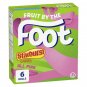 FRUIT BY THE FOOT Strawberry Starburst, 6 rolls, 128g - FREE SHIPPING