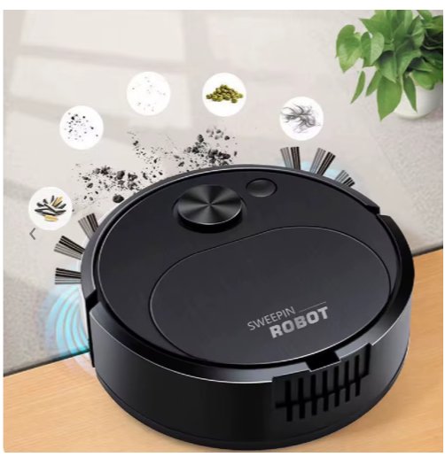 NEW USB Sweeping Robot Vacuum Cleaner Mopping 3 In 1 Smart Wireless 1500Pa Dragging Cleaning Sw