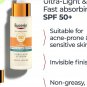 Eucerin Oil Control SPF50+ UV Serum Dry Touch Matte Sunscreen 50ml Acne Skin