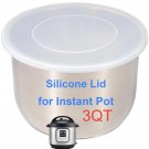 Silicone Lid for Instant Pot 3 Qt 8.1 Inch Reusable Pot Cover BPA Free