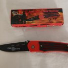 Frost Cutlery American Fire Fighter Linerlock 4 3/4" Pocket Knife