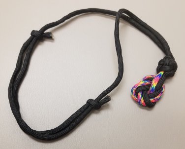 Paracord Heart Adjustable Necklace