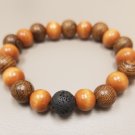Small Aromatherapy Lava Rock Bracelet