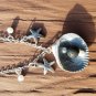 Shell aromatherapy lava rock necklace
