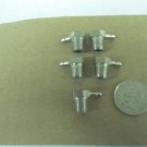 Mem-Co Nickel Plated Brass Elbows, 1/8 npt by 1/8 ID hose barb, 1/8LB3NP, lot of 5 pieces Mem-Co Nickel Plated Brass Elbows, 1/8 npt by 1/8 ID hose barb, 1/8LB3NP, lot of 5 pieces