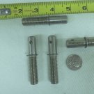 303 Stainless partially threaded stud 1/2-13 2A thread, 2-3/4 inch long, lot of 4 pieces