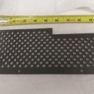Perforated Aluminum plate, Kynar coated, 10" x 4" x .122 thick, 1/4" holes