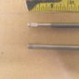 Stainless 10-32 threaded rod and block assy, + shaft collars, 8-1/4" long, used