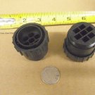 AMP circular connector, 7 position, size 23, # 206226-1, qty two pieces